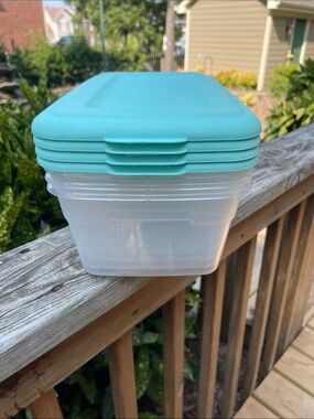 Plastic shoebox storage containers set